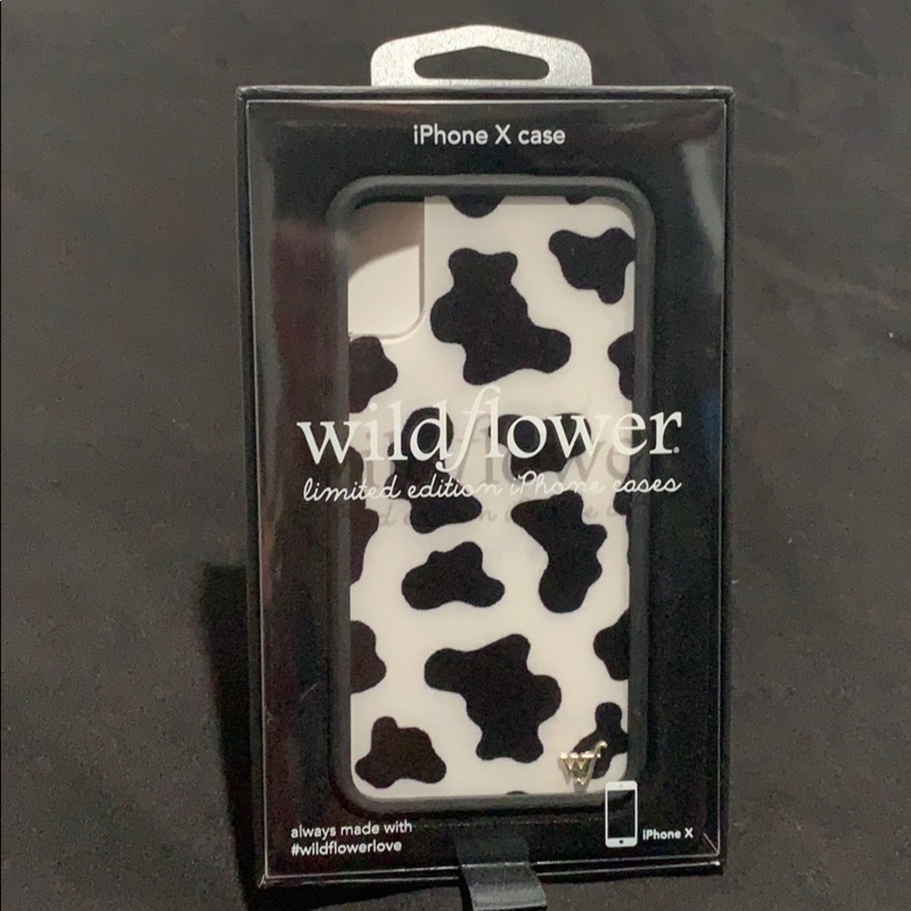 Wildflower Cow iPhone X/XS Case